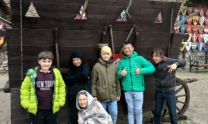 Uczniowie podczas dwudniowej wycieczki w Góry Świętokrzyskie