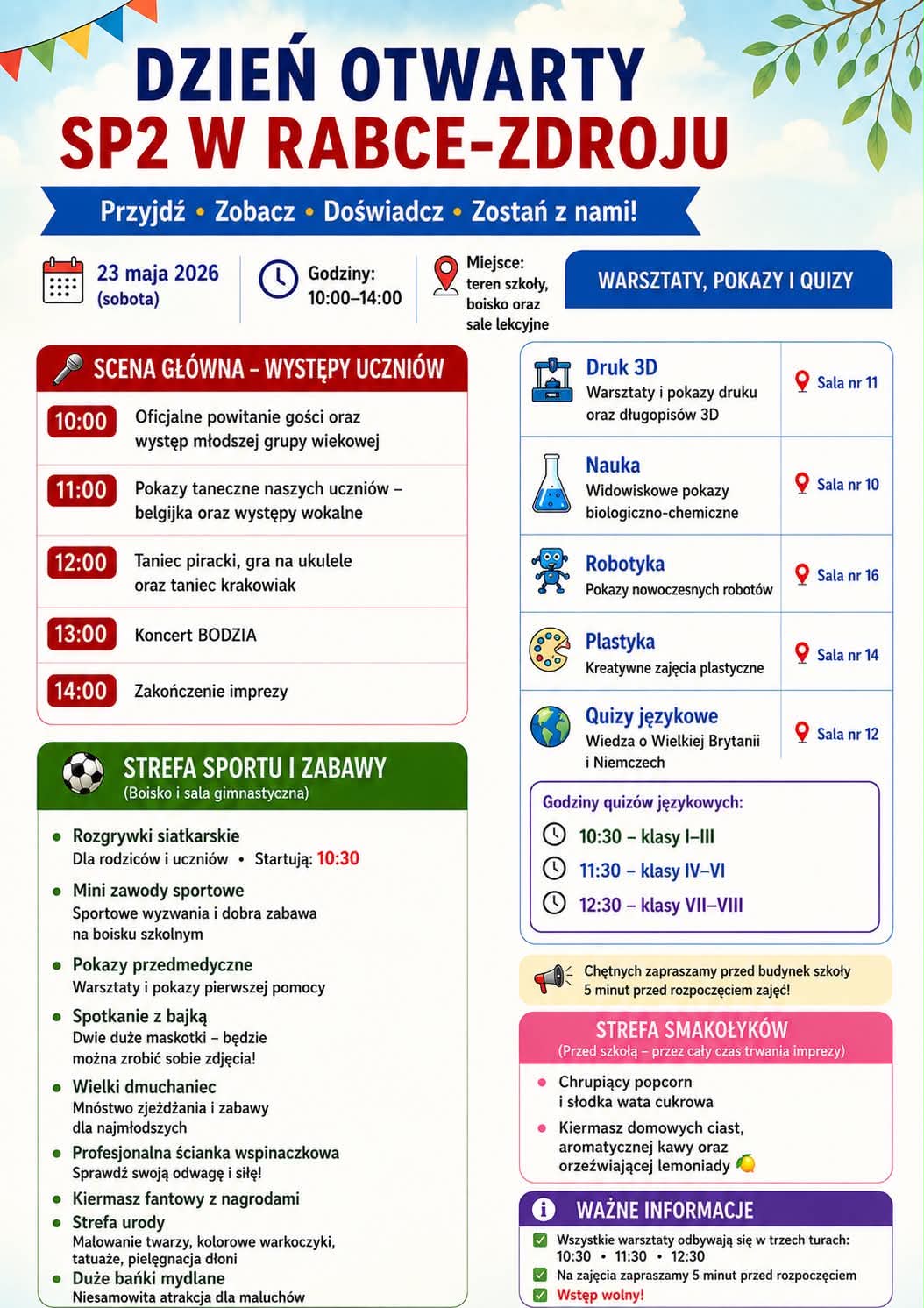 program dzień szkoły