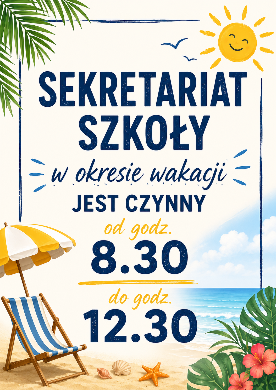 sekretariat wakacje