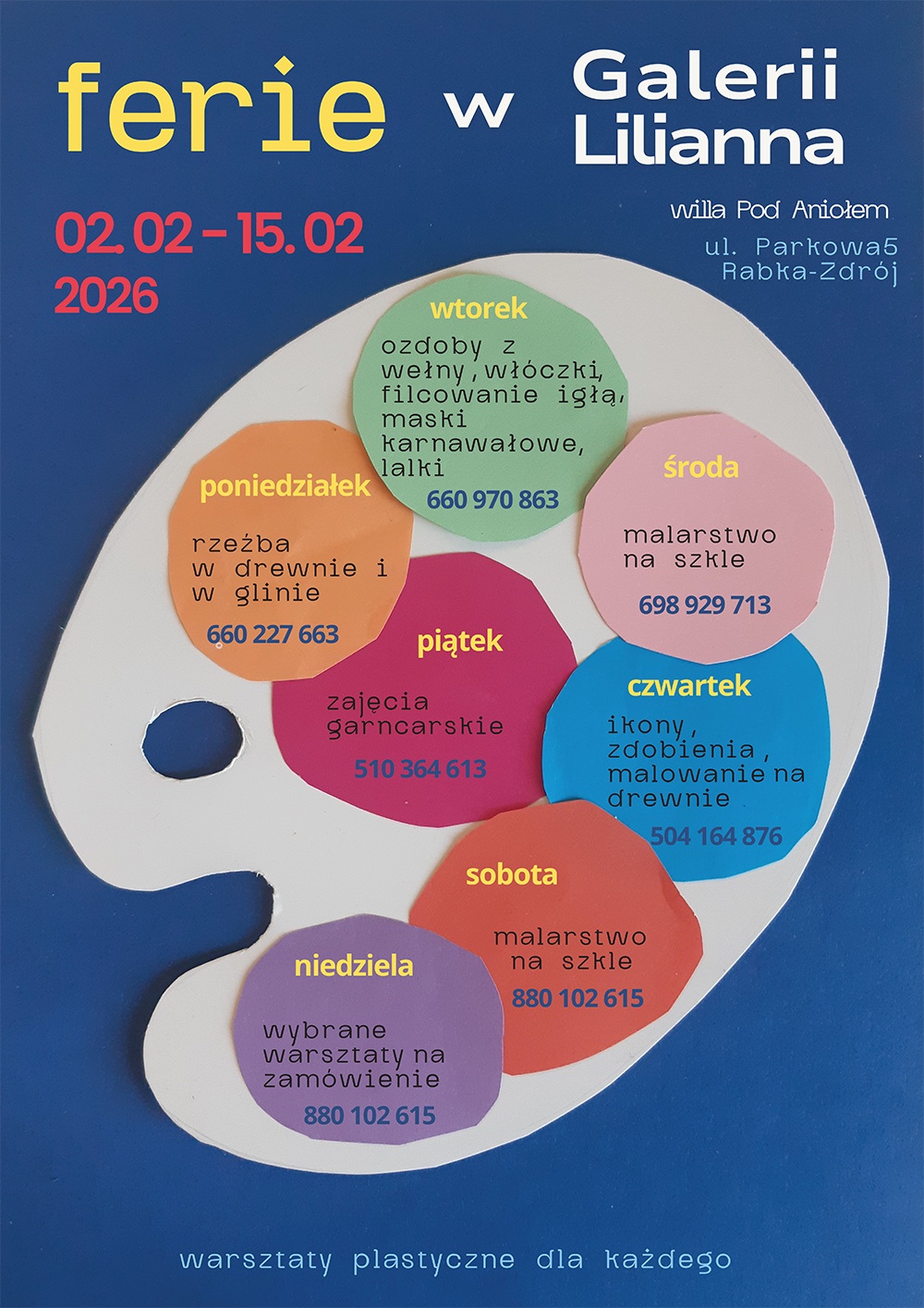 termin ferii pod lilianną