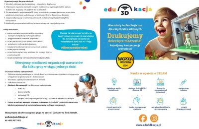 Zajęcia z projektowania i druku 3D